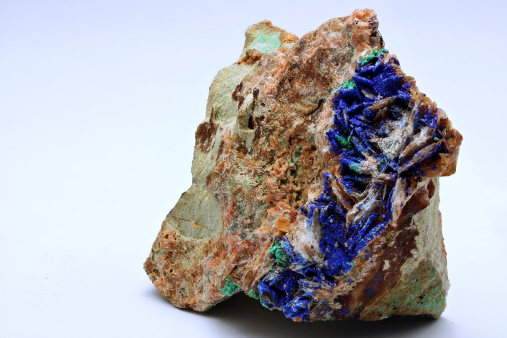 Groene Malachiet & Konings Blauwe Azuriet