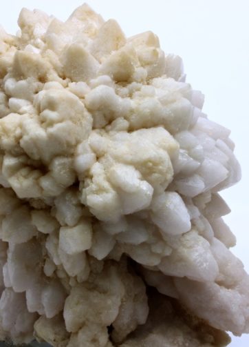 Witte sneeuwquarz Starburst stalactiet cluster