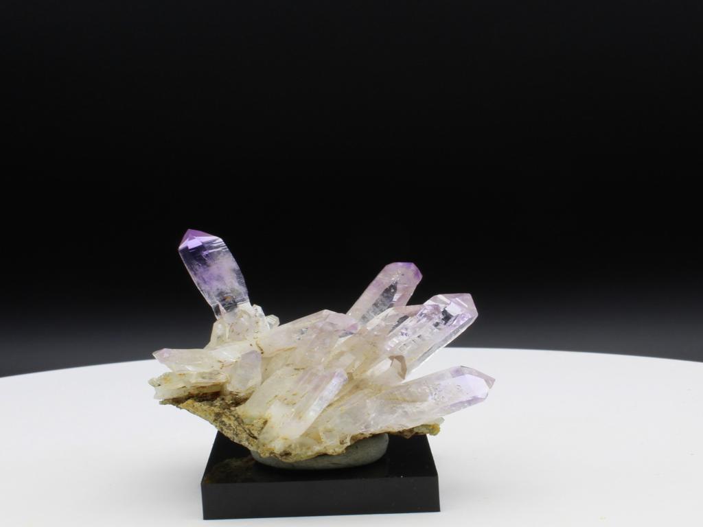 Krachtig helder Lemurisch Amethyst kristal cluster met scepter
